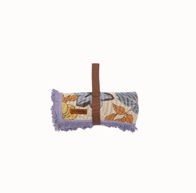 Woven Throw -Flora Lavender