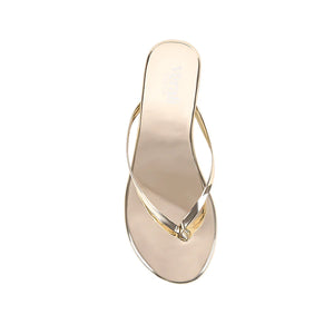 Tori Thongs - Gold Mirror