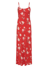 Load image into Gallery viewer, Anne Tie Slip Maxi Dress - Rd
