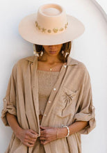 Load image into Gallery viewer, 3 Palms Shirt Dress - Almond
