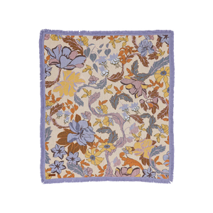 Woven Throw -Flora Lavender