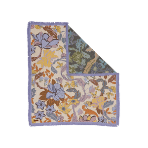 Woven Throw -Flora Lavender