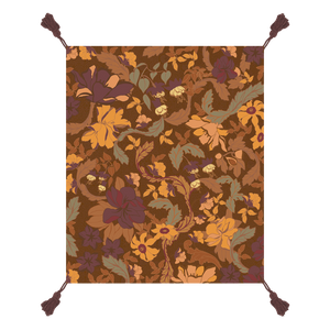 Flora Rug - Plum