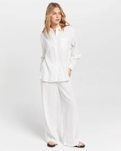 Load image into Gallery viewer, Tokyo Linen Blend Shirt - White
