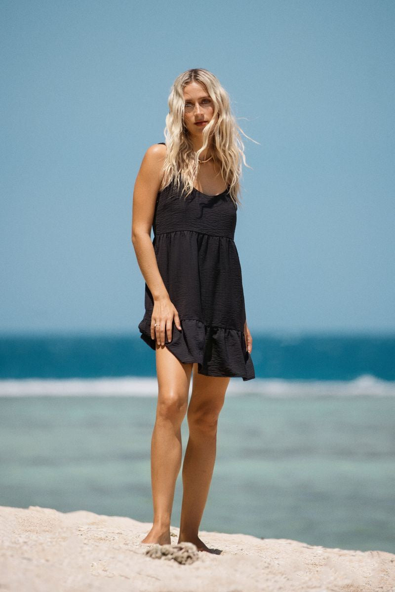 Sabbia Mini Dress - Blk