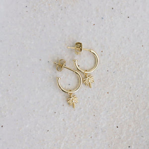 Golden Palm Earrings - Bohemian Sundays, Sun Soul, Buy Boho Bohemian Clothing Online Australia, Kivari, Arnhem, Rowie, Will and Bear, Wandering Folk, Skinned, Barefoot Blonde