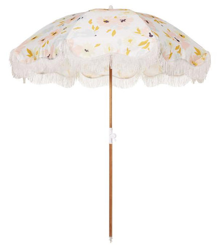 HOLIDAY BEACH UMBRELLA-ABSTRACT FLORAL - Bohemian Sundays, Business and Pleasure Co., Buy Boho Bohemian Clothing Online Australia, Kivari, Arnhem, Rowie, Will and Bear, Wandering Folk, Skinne