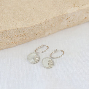Eclipse Earrings in Silver