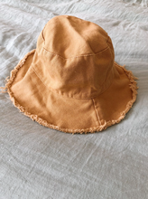 Load image into Gallery viewer, Cotton Frayed edge Bucket Hat

