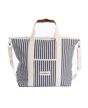 Load image into Gallery viewer, The Cooler Tote - Navy Stripe - Bohemian Sundays, Business and Pleasure Co., Buy Boho Bohemian Clothing Online Australia, Kivari, Arnhem, Rowie, Will and Bear, Wandering Folk, Skinned, Barefo
